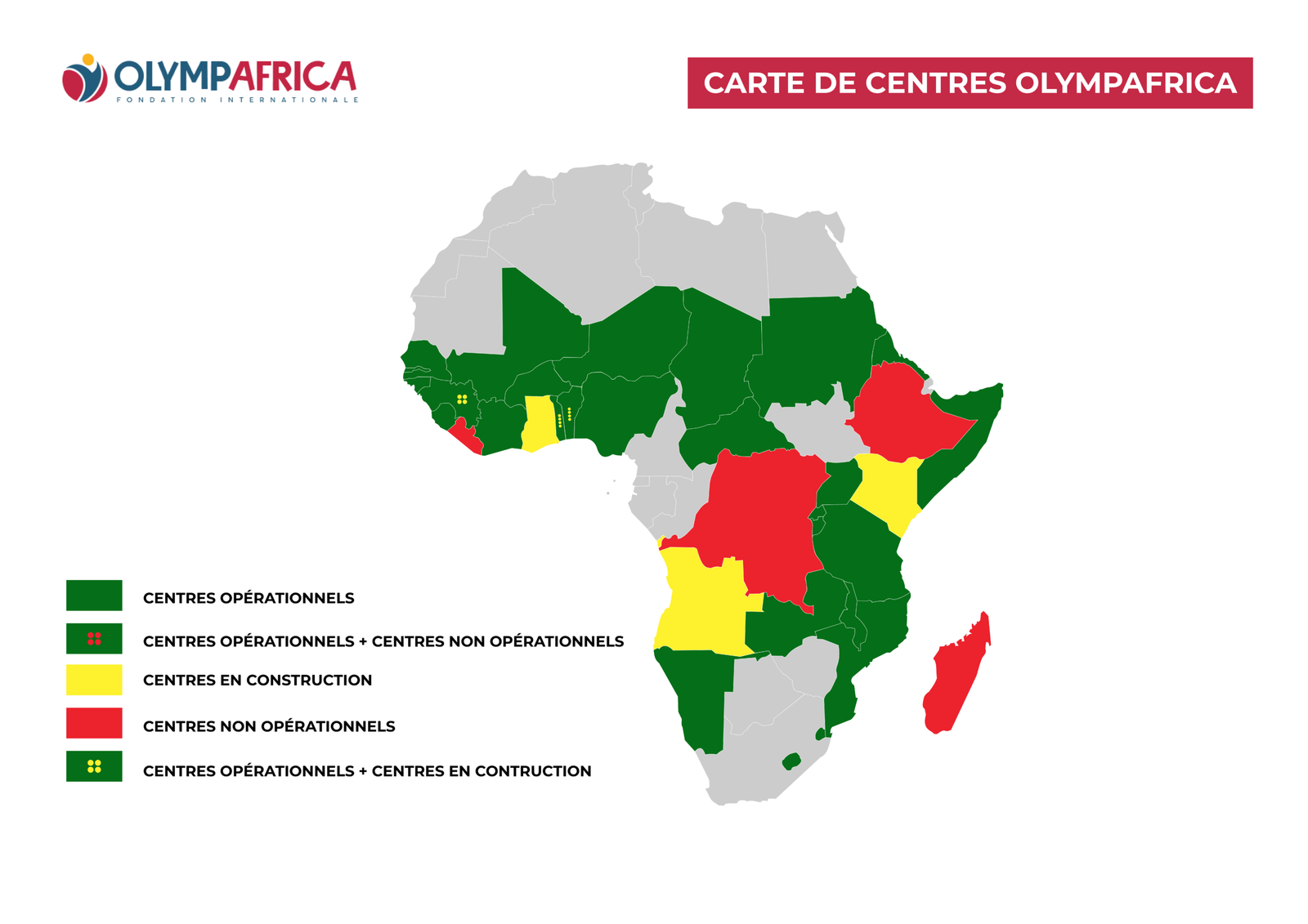 Carte Réseau Olympafrica